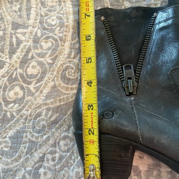 Born • Mila Dual Zip Boot in charcoal gray size 6 - Picture 7 of 7